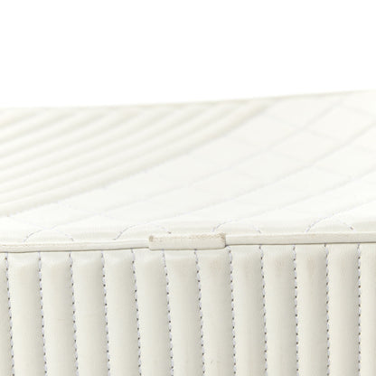 Chanel Lambskin Small Coco Boy Camera Case White 8 of 13
