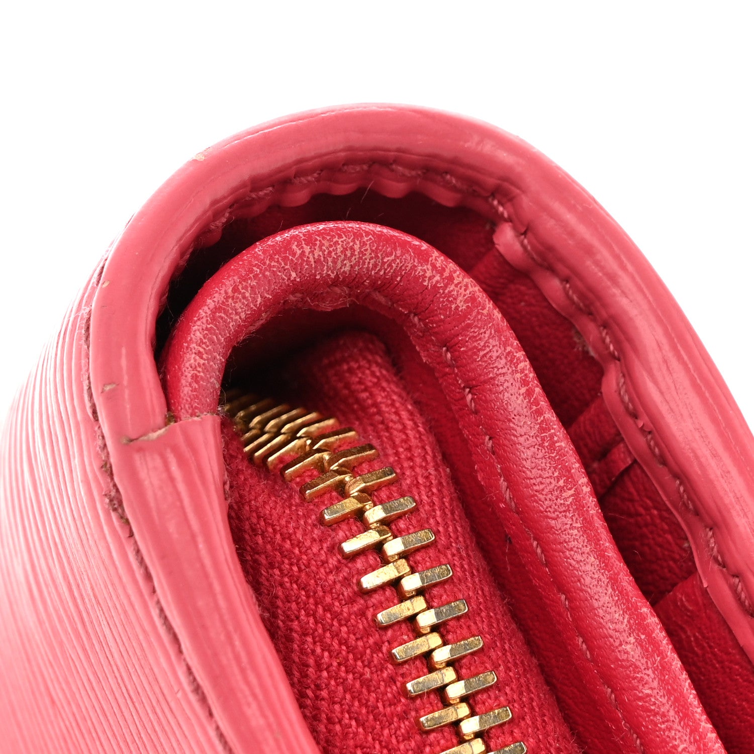 Prada Vitello Move Metal Compact Wallet Peonia 12 of 13