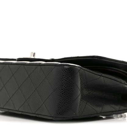 Chanel Caviar Quilted Medium Double Flap Black 10 of 11