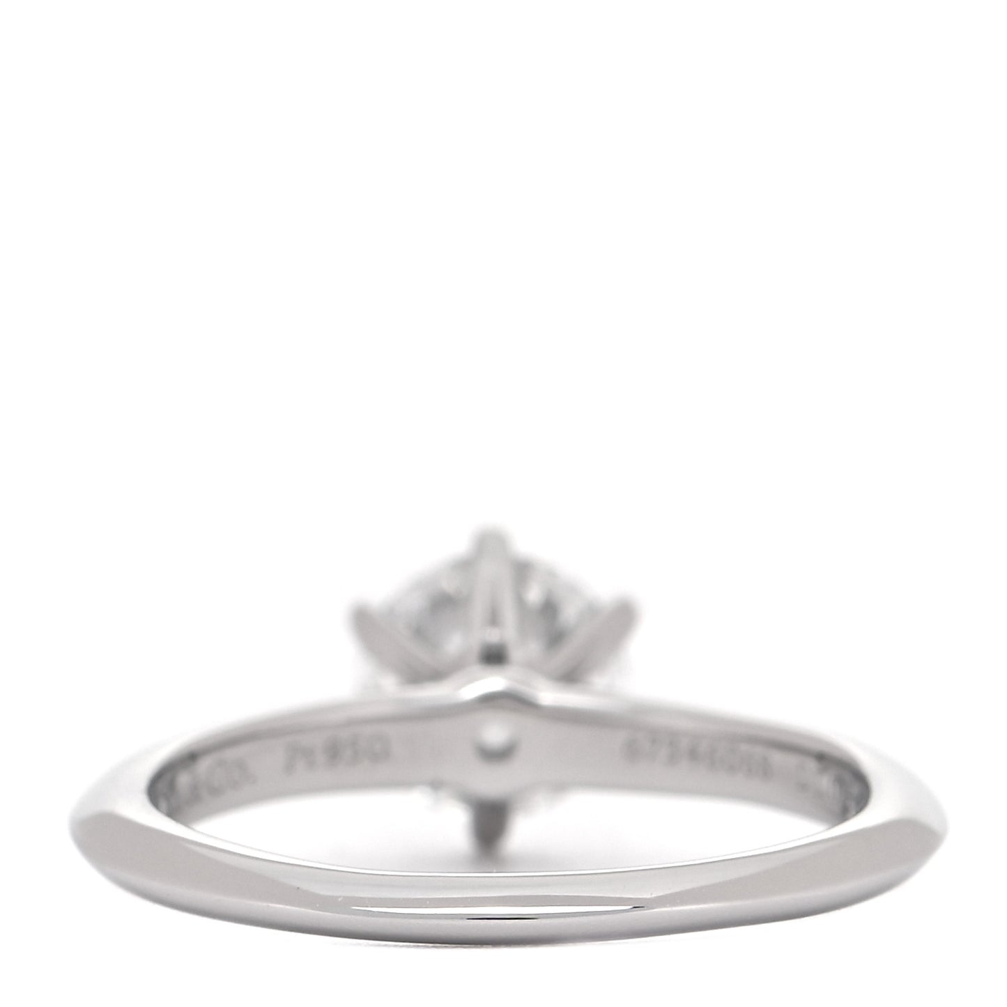 Platinum Diamond 1.01ct Solitaire Engagement Ring 51 5.75