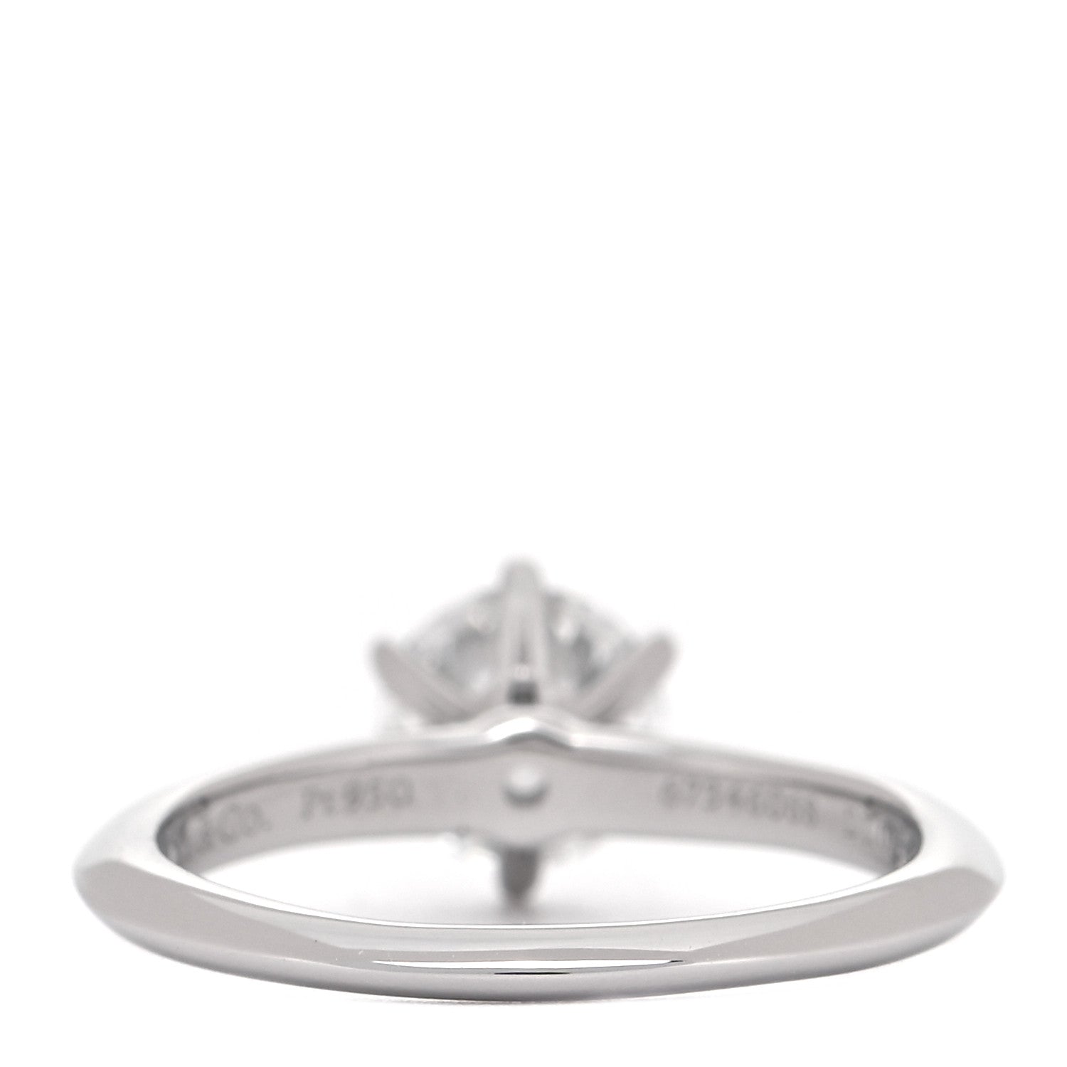 Tiffany Platinum Diamond 1.01ct Solitaire Engagement Ring 51 5.75 3 of 6