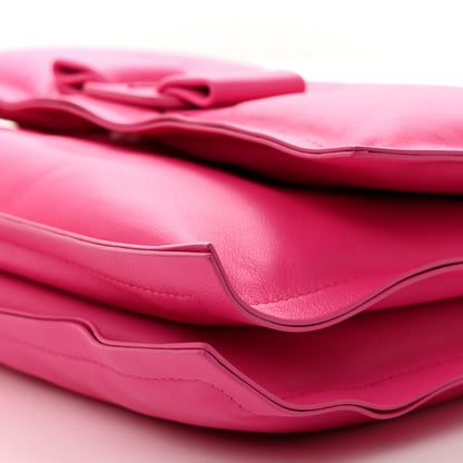 Salvatore Ferragamo Calfskin Small Viva Bow Shoulder Bag Hot Pink 11 of 11