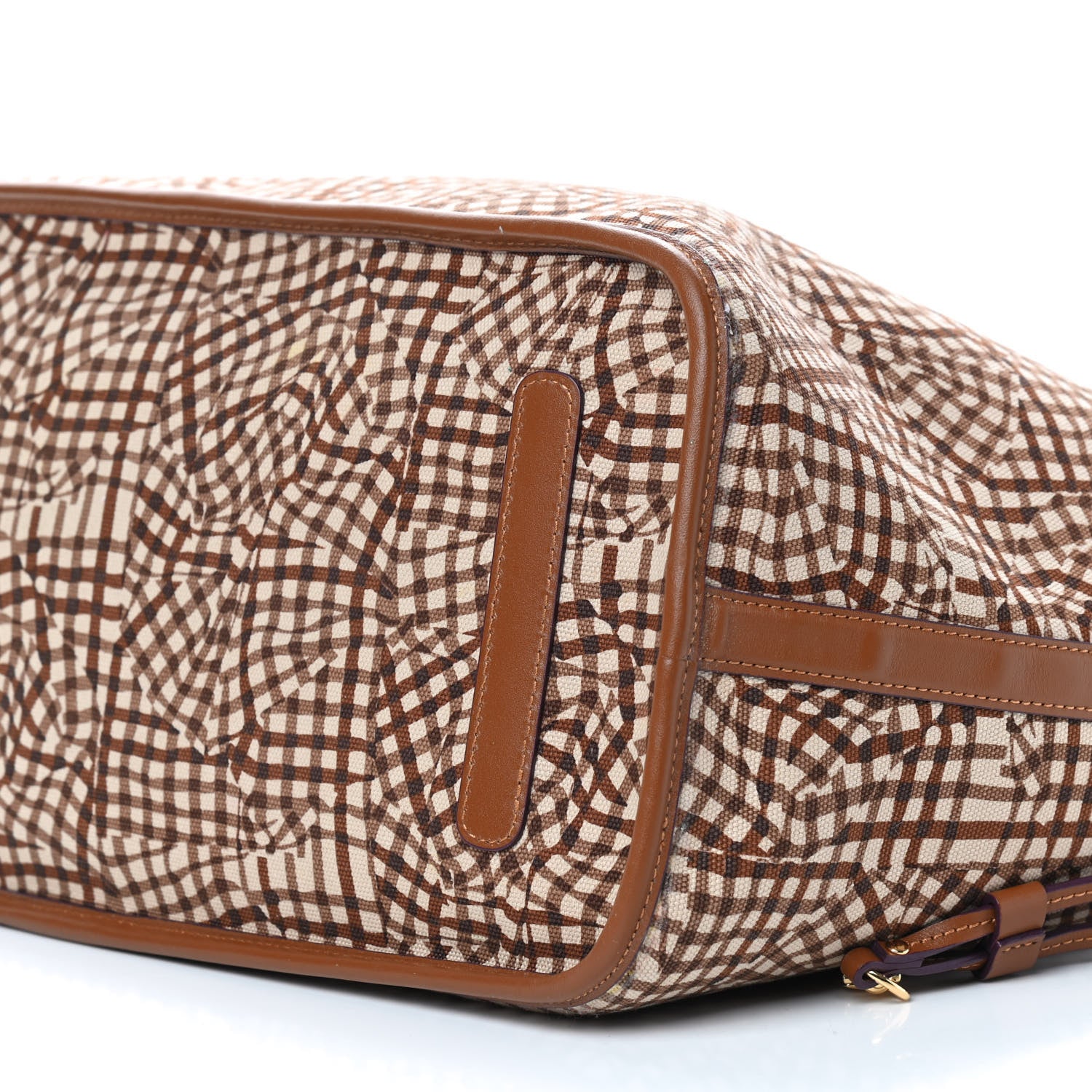 MCM Visetos Medium Liz Reversible Shopper Tote Cognac 13 of 15