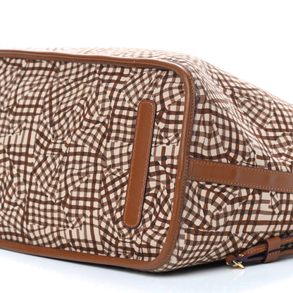 MCM Visetos Medium Liz Reversible Shopper Tote Cognac 13 of 15