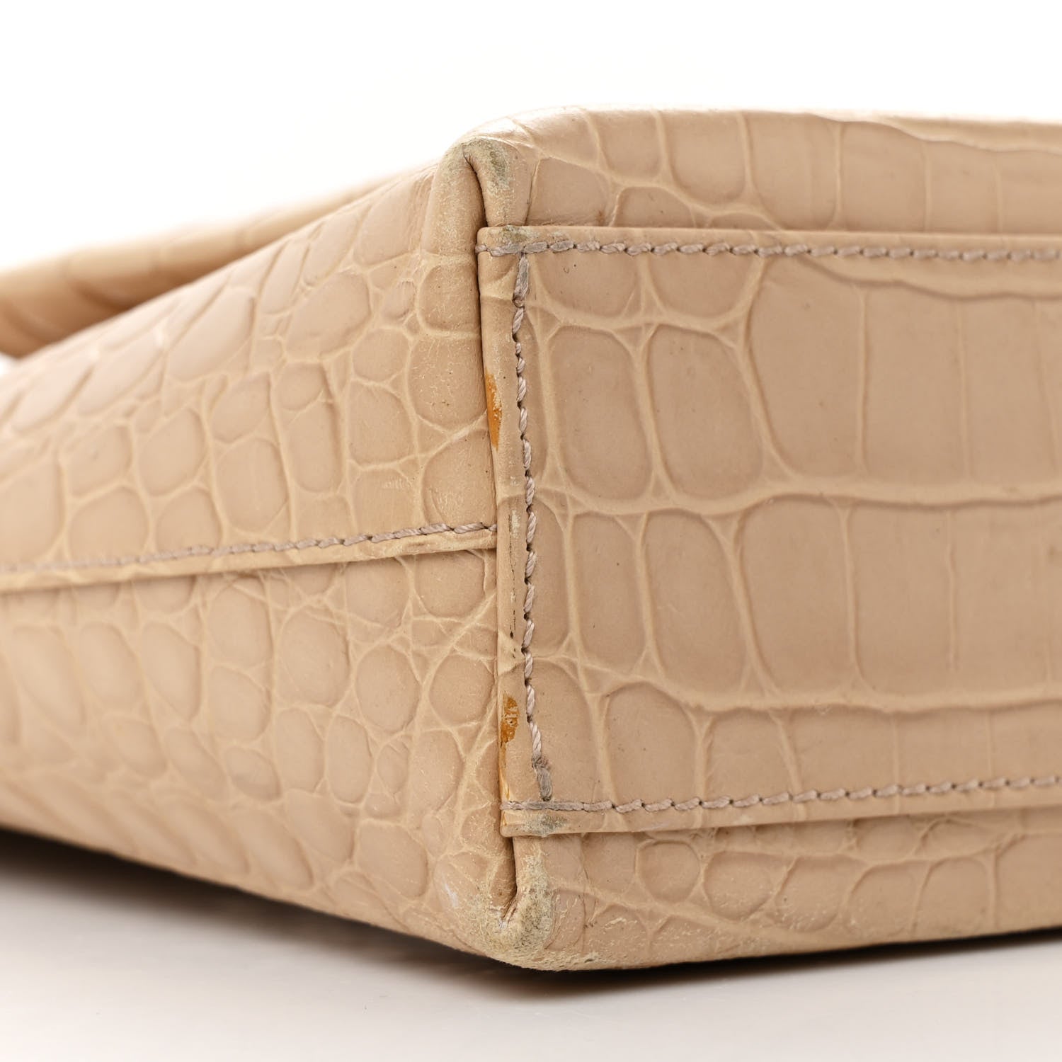 Salvatore Ferragamo Alligator Hobo Cream 8 of 14