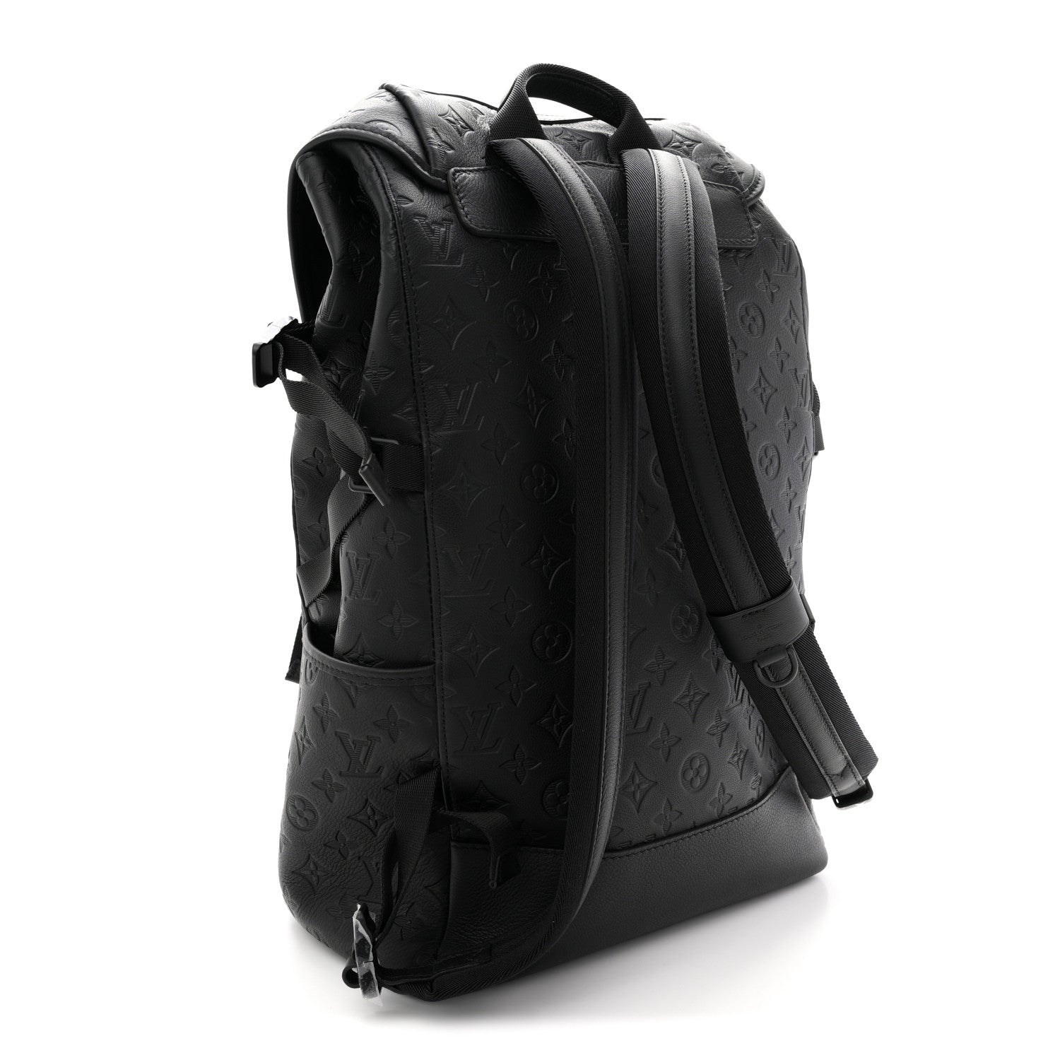 Louis Vuitton Calfskin Monogram Shadow Getaway Backpack Black 3 of 9