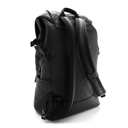 Louis Vuitton Calfskin Monogram Shadow Getaway Backpack Black 3 of 9