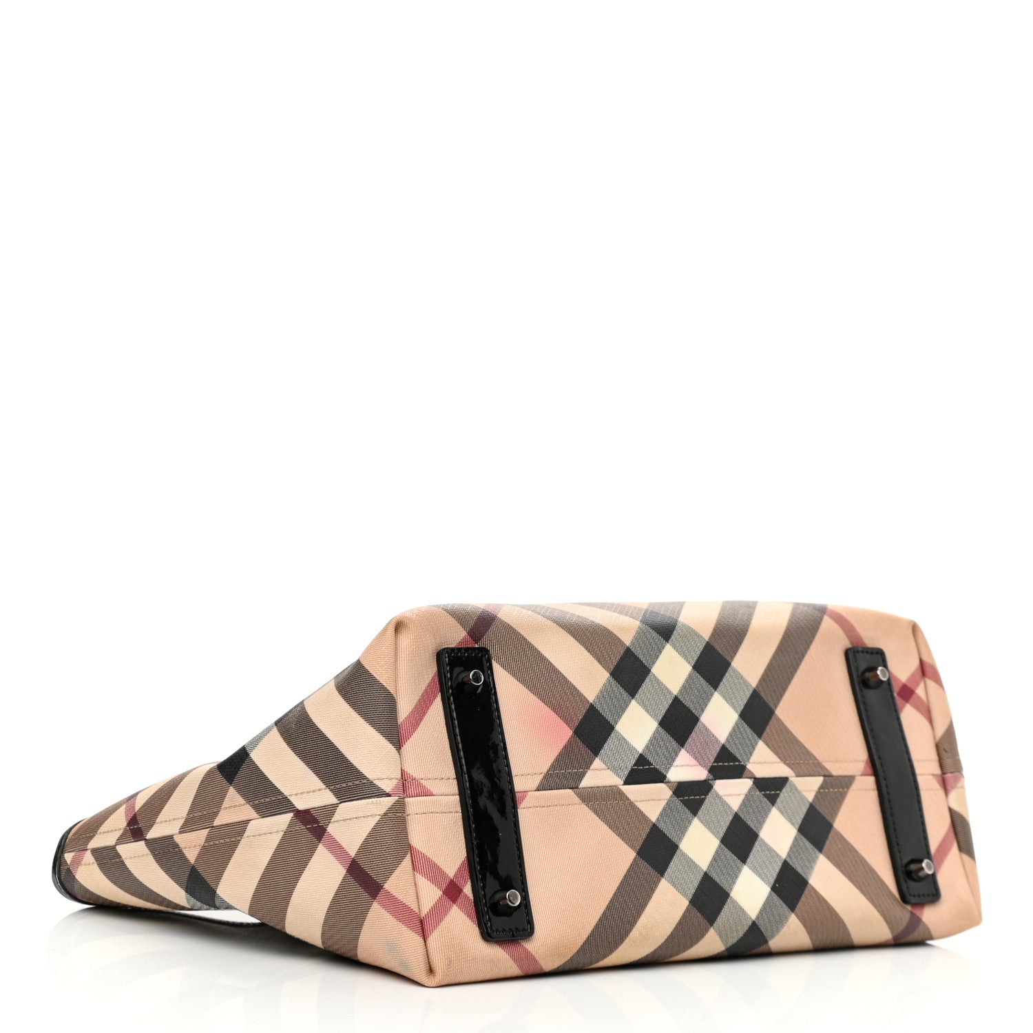 Burberry Supernova Check Large Nickie Tote Black 5 of 17