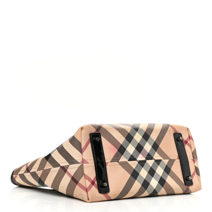 Burberry Supernova Check Large Nickie Tote Black 5 of 17