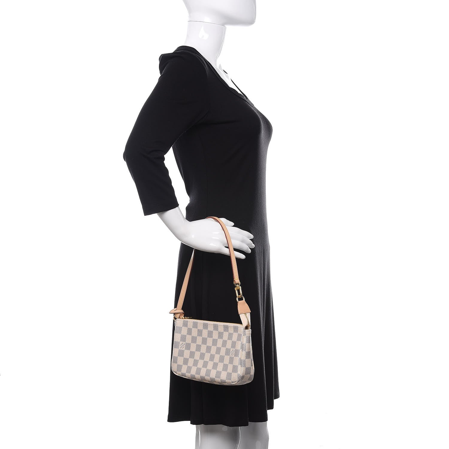 Louis Vuitton Damier Azur Pochette Accessories NM 2 of 10