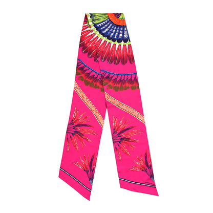 Hermes Silk Brazil Maxi Twilly Fuchsia 2 of 3