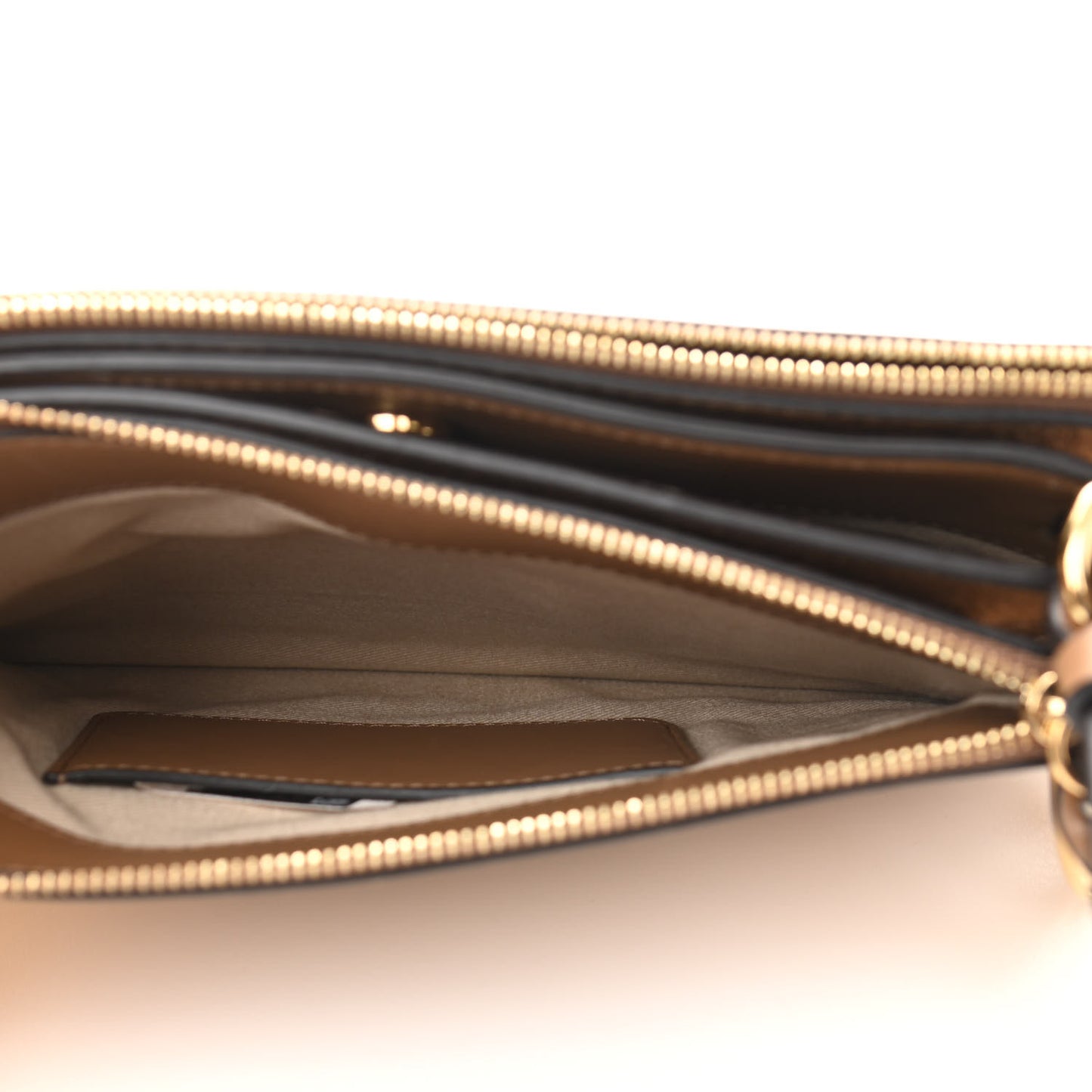 Metallic Calfskin Small Roy Bag Gold