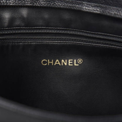 Chanel Caviar CC Shoulder Bag Black 6 of 13