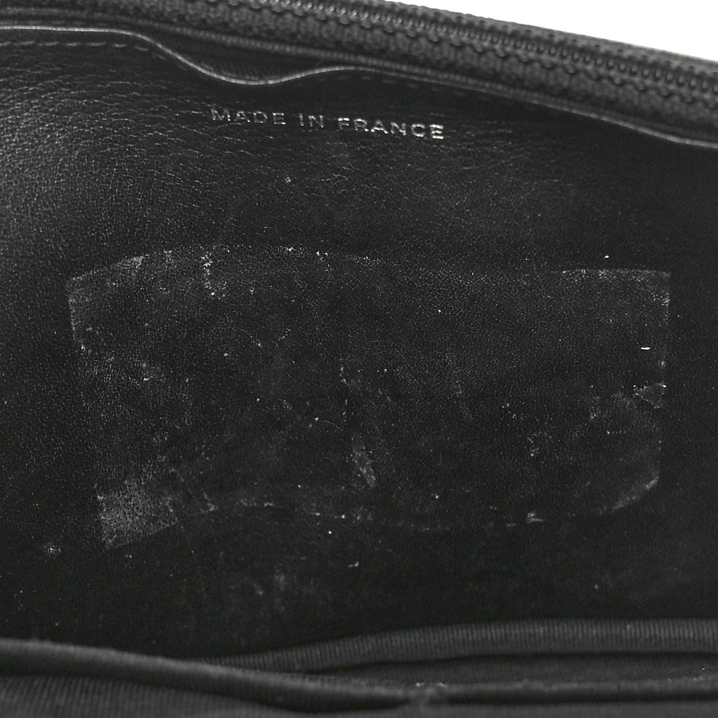 Patent Quilted Wallet On Chain WOC Black