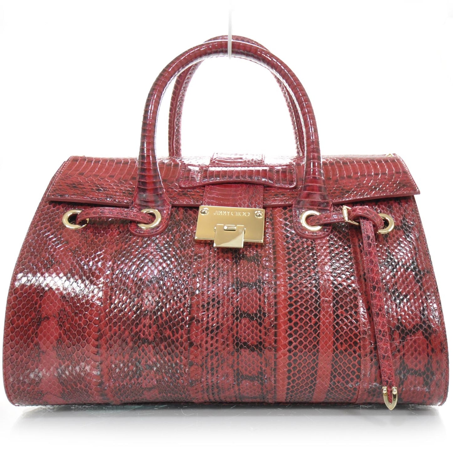 Gloss Snakeskin Medium Rosalie Satchel