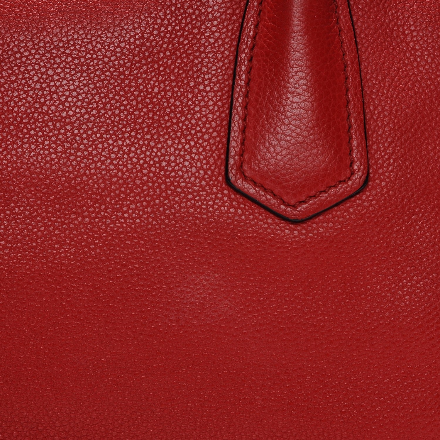 Prada Vitello Grain Tote Fuoco 11 of 19