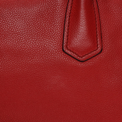 Prada Vitello Grain Tote Fuoco 11 of 19