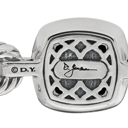 David Yurman Sterling Silver Diamond Black Onyx Albion Cable Bracelet 3 of 3