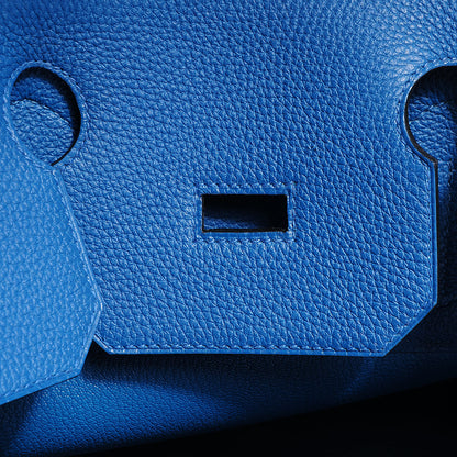 Hermes Togo HAC Birkin 40 Bleu de Galice 9 of 23