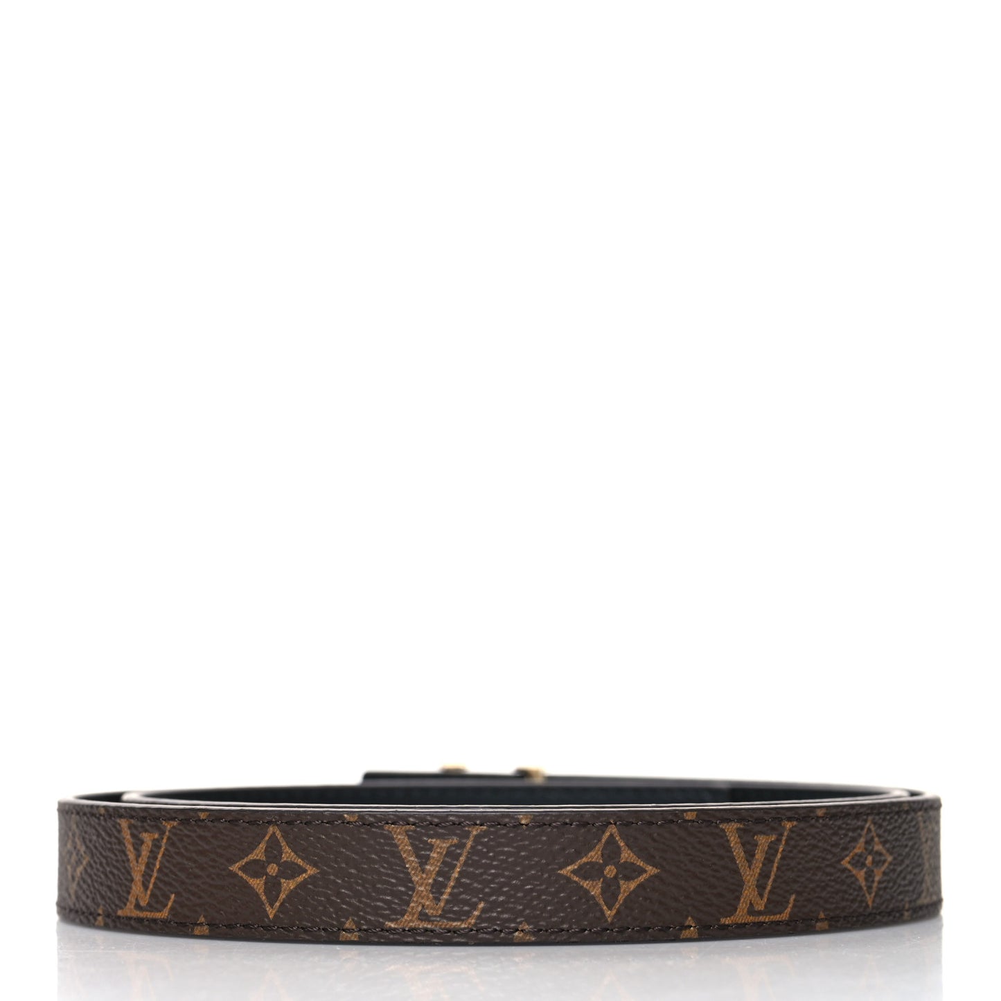 Calfskin Monogram 20mm LV Iconic Reversible Belt 80 32 Black