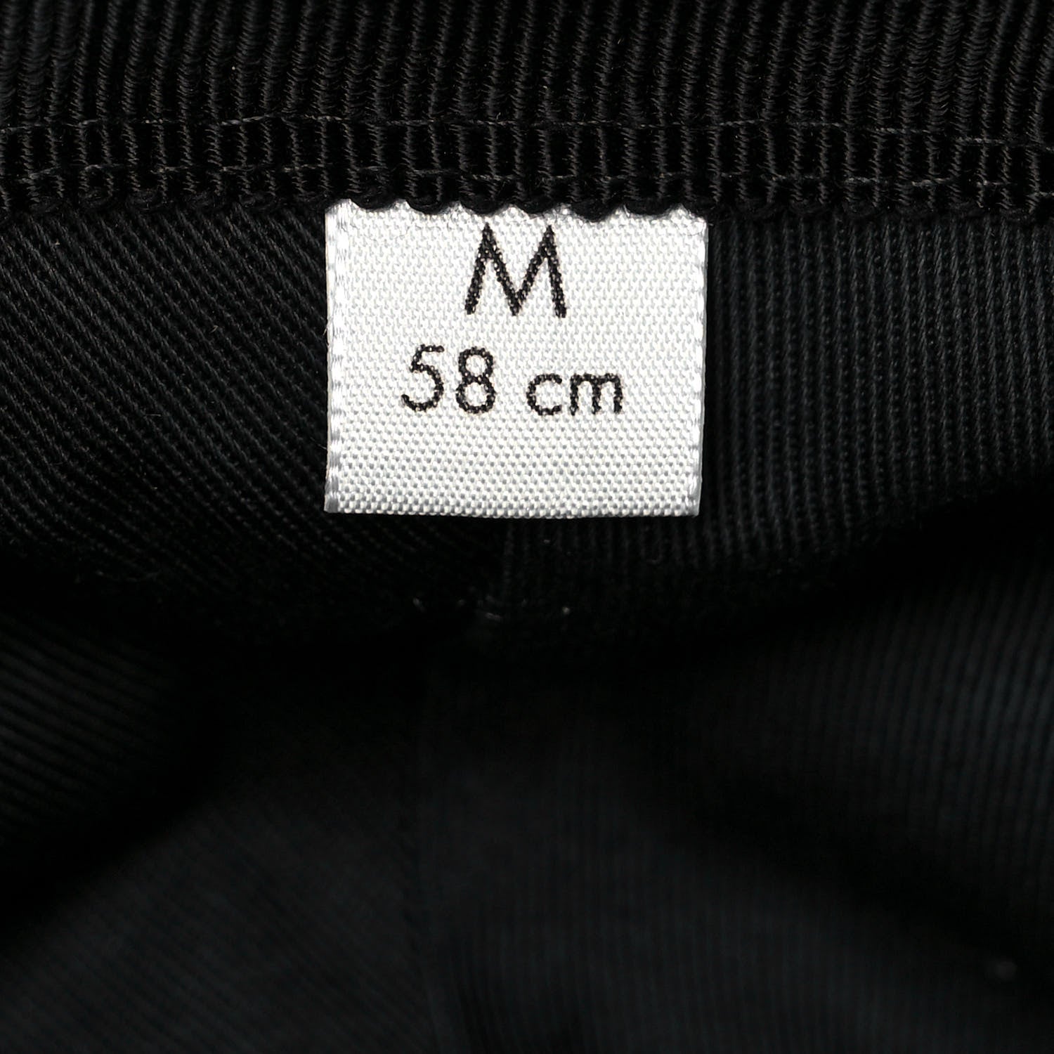 Gucci Monogram Textured Dollar Calfskin GG Jago Bucket Hat M Black 6 of 7
