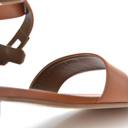Hermes Heritage Calfskin Baia Sandals 37 Naturel 8 of 9