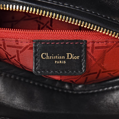 Christian Dior Lambskin Cannage Medium Lady Dior Black 6 of 11