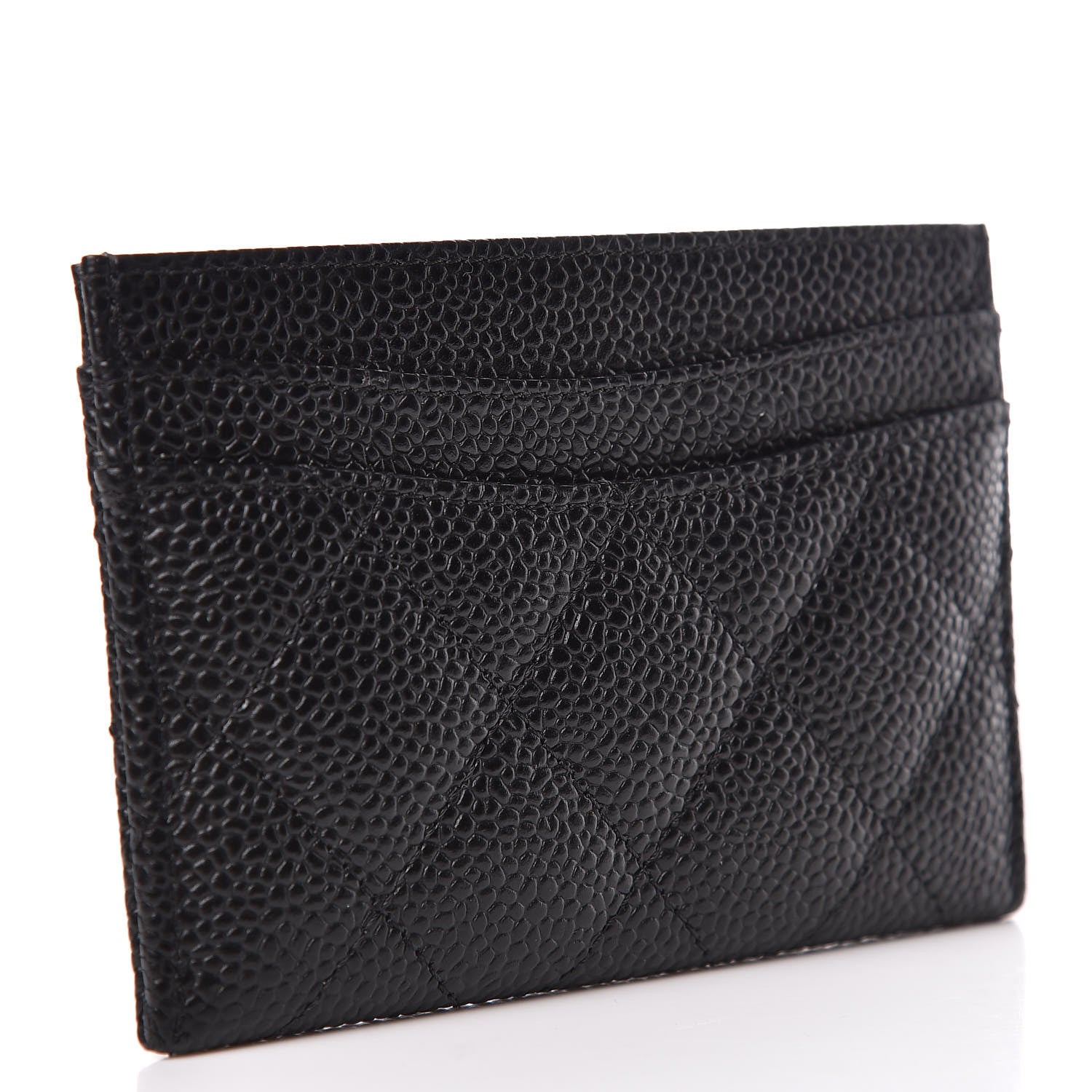 Chanel Caviar Quilted Card Holder Black 3 of 9