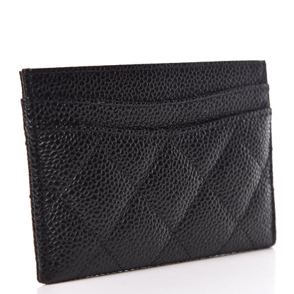Chanel Caviar Quilted Card Holder Black 3 of 9