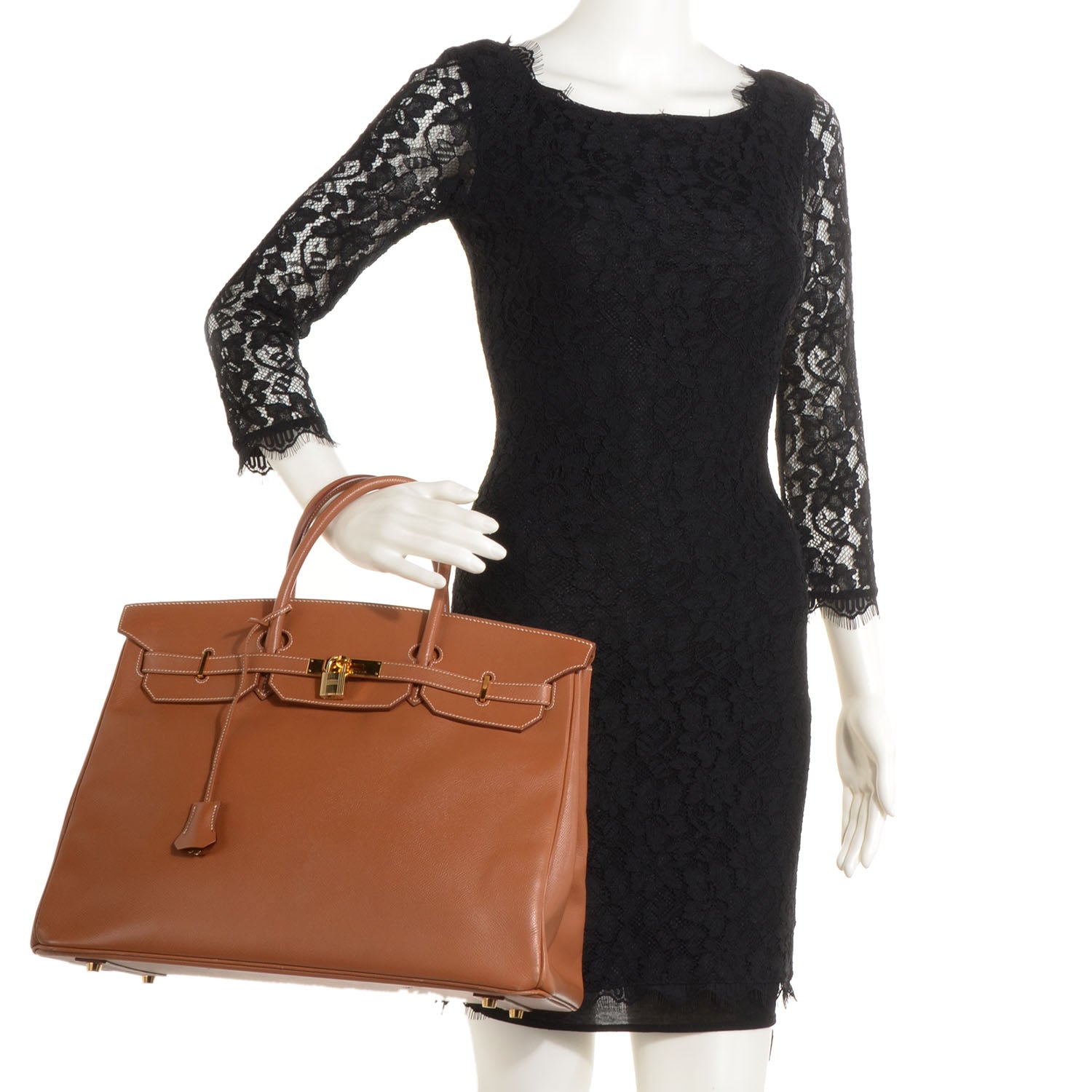 Hermes Courchevel Birkin 40 Gold 2 of 9