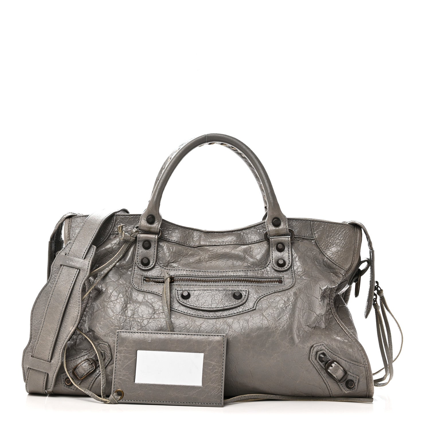 Balenciaga Agneau Classic Hardware City Gris Pyrite 3 of 11