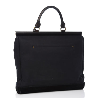 Burberry Prorsum Canvas Gladstone Briefcase Black 3 of 14