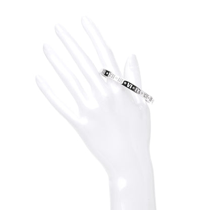 Tiffany 18K White Gold Diamond Atlas Pierced Hinged Bangle Bracelet 2 of 5