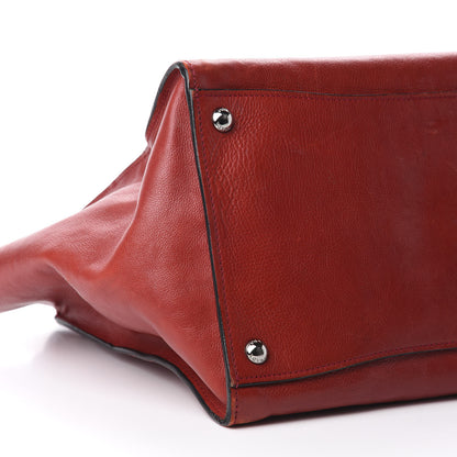 Prada Glace Calf Twin Pocket Tote Fuoco 6 of 14
