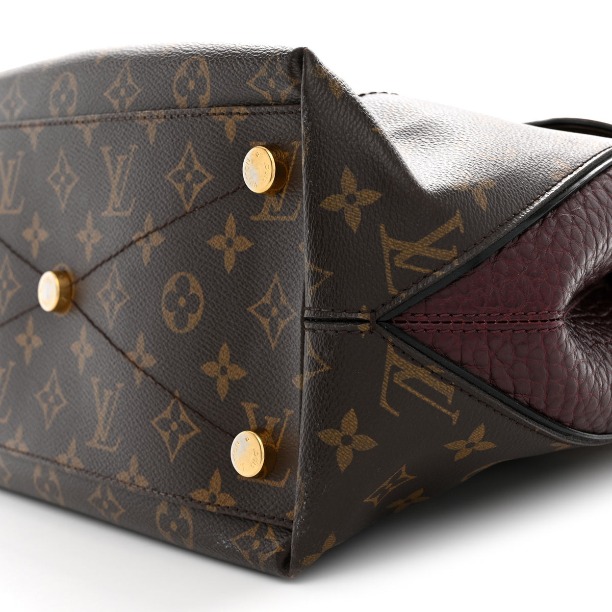 Louis Vuitton Ostrich Lizard Majestueux Tote MM Bordeaux 10 of 14