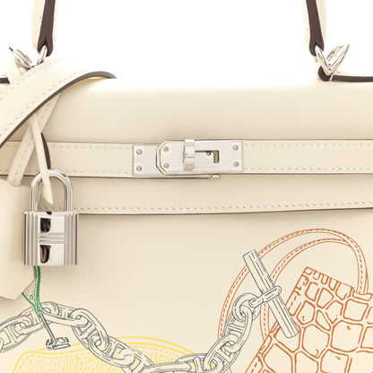 Hermes Swift In & Out Kelly Retourne 25 Nata 8 of 12