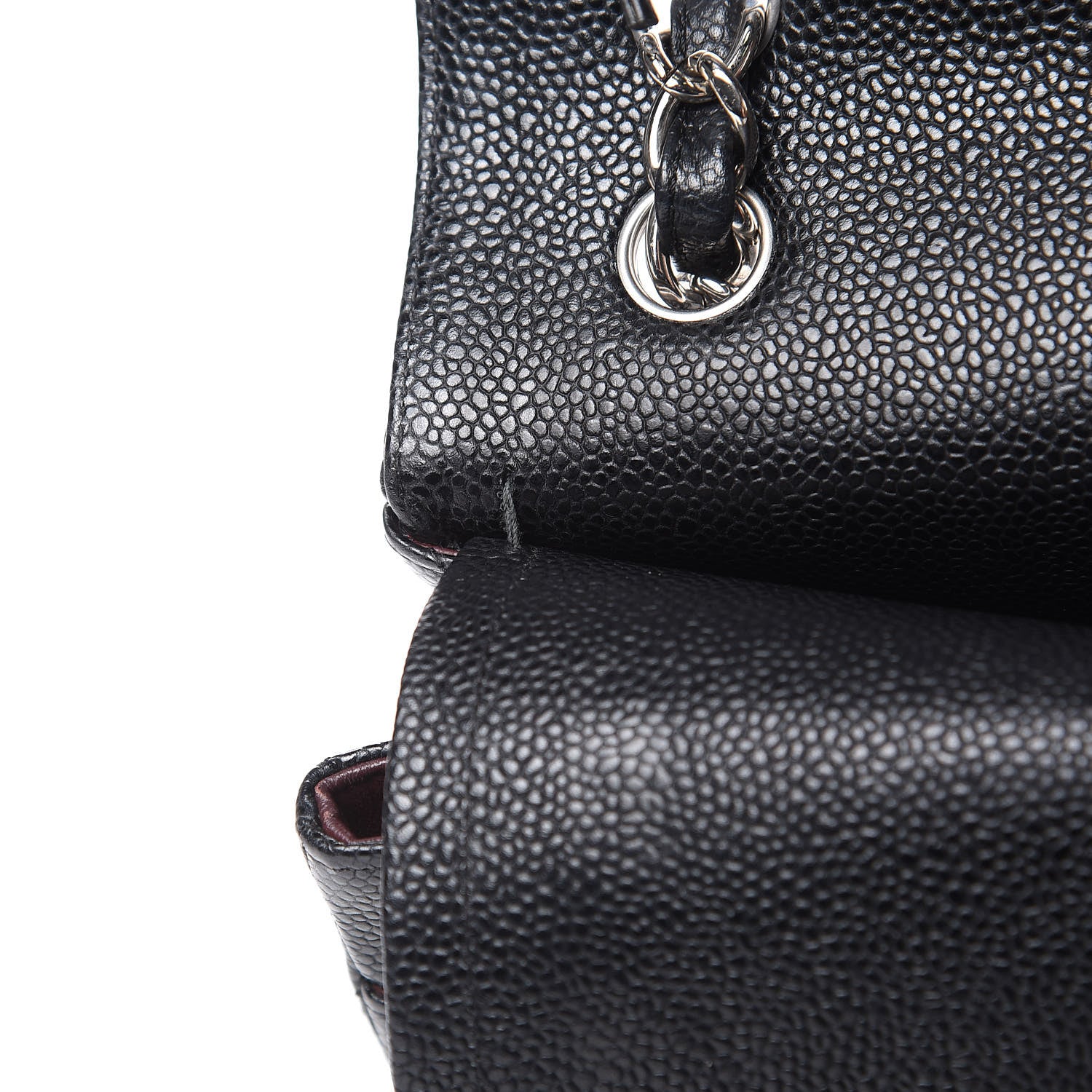 Chanel Caviar Quilted Jumbo Double Flap Black 11 of 14