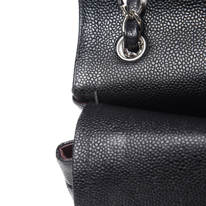 Chanel Caviar Quilted Jumbo Double Flap Black 11 of 14