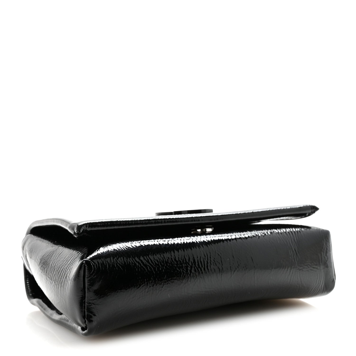 Christian Louboutin Naplak Patent Calfskin Monochrome Loubi54 Shoulder Bag Zaffiro 4 of 11