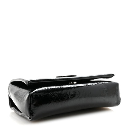 Christian Louboutin Naplak Patent Calfskin Monochrome Loubi54 Shoulder Bag Zaffiro 4 of 11