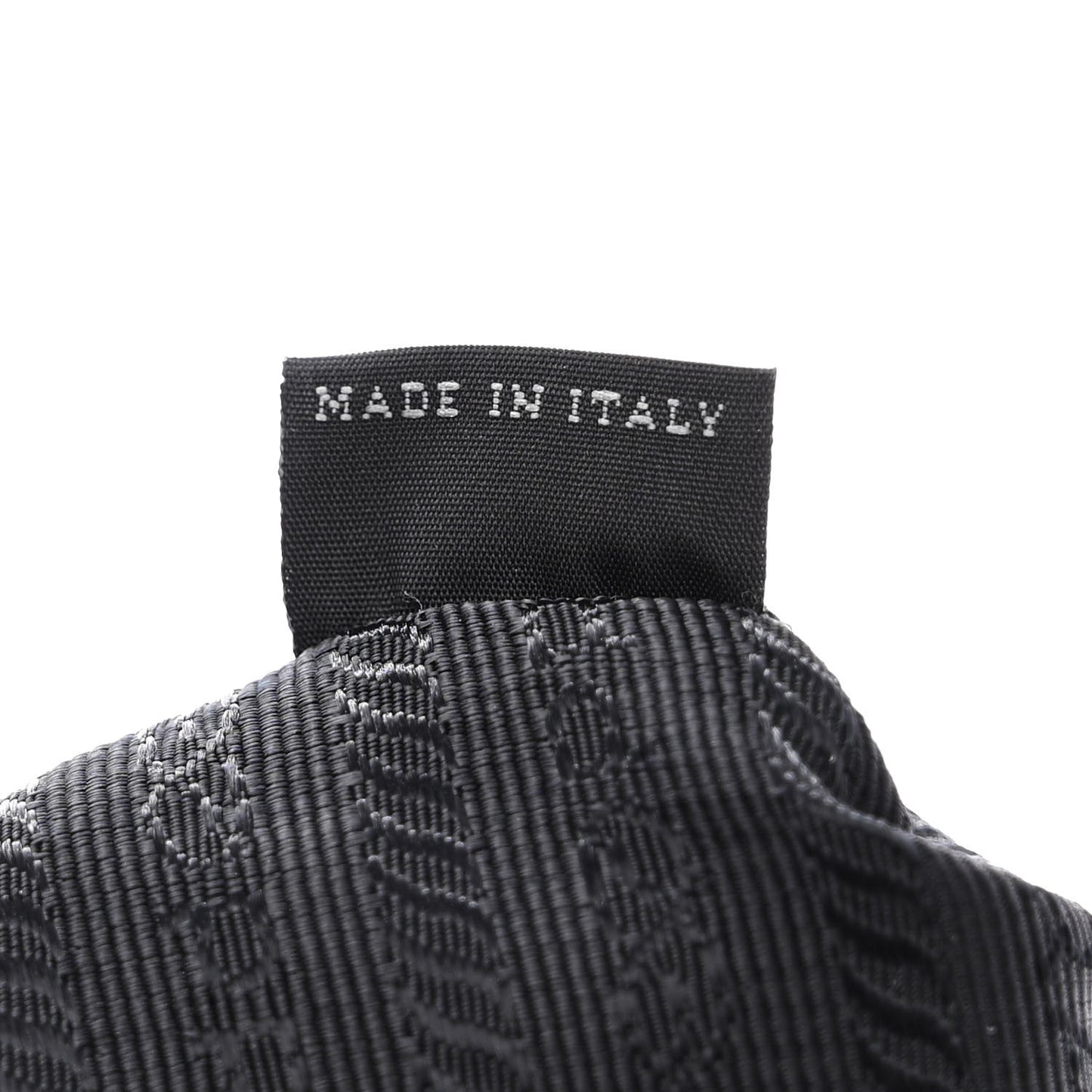 Tessuto Nylon Saffiano Messenger Bag Black