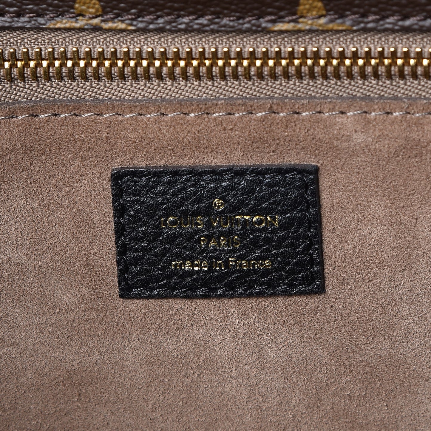 Monogram Tote W PM Black