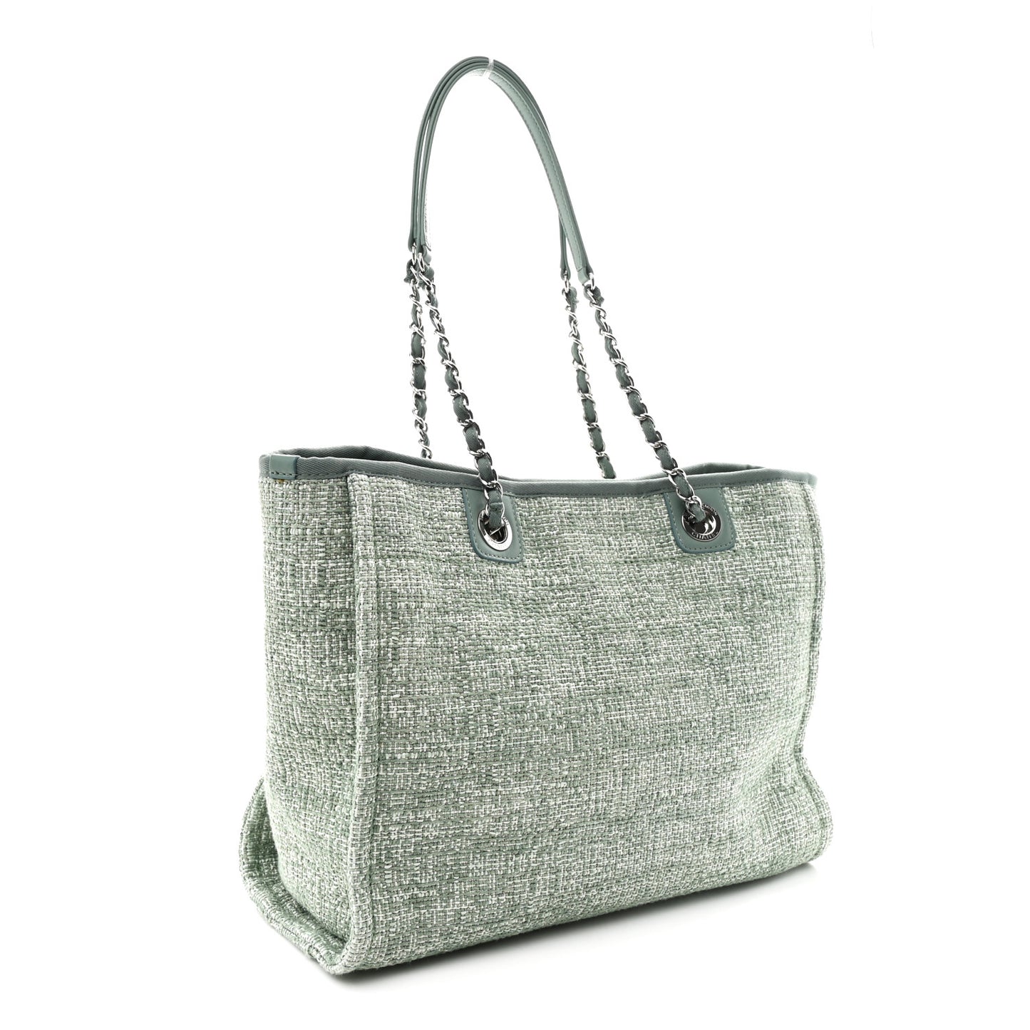 Canvas Small Deauville Tote Green