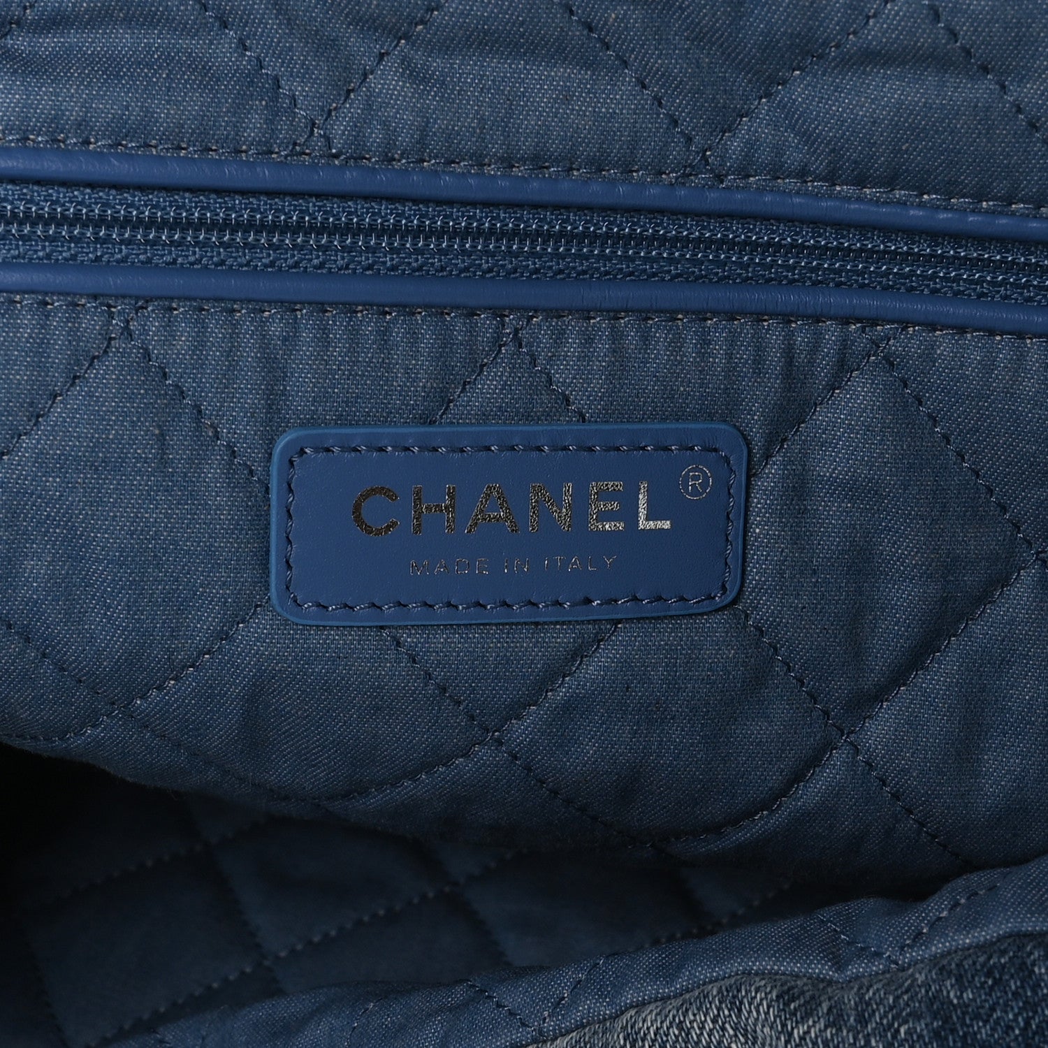 Chanel Denim Quilted Small Chanel 22 Blue 7 of 12
