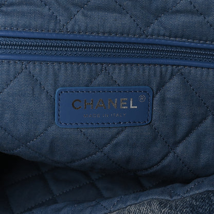 Chanel Denim Quilted Small Chanel 22 Blue 7 of 12