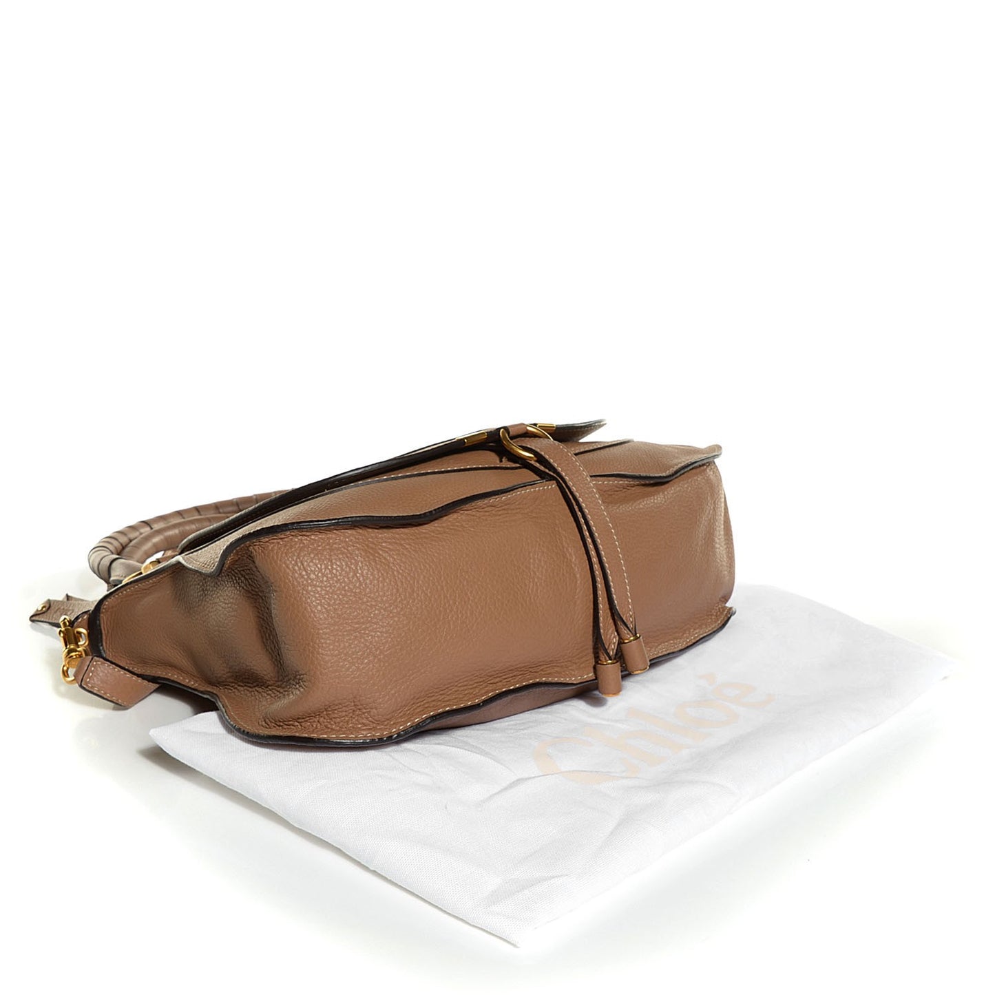 Calfskin Medium Marcie Satchel Nut