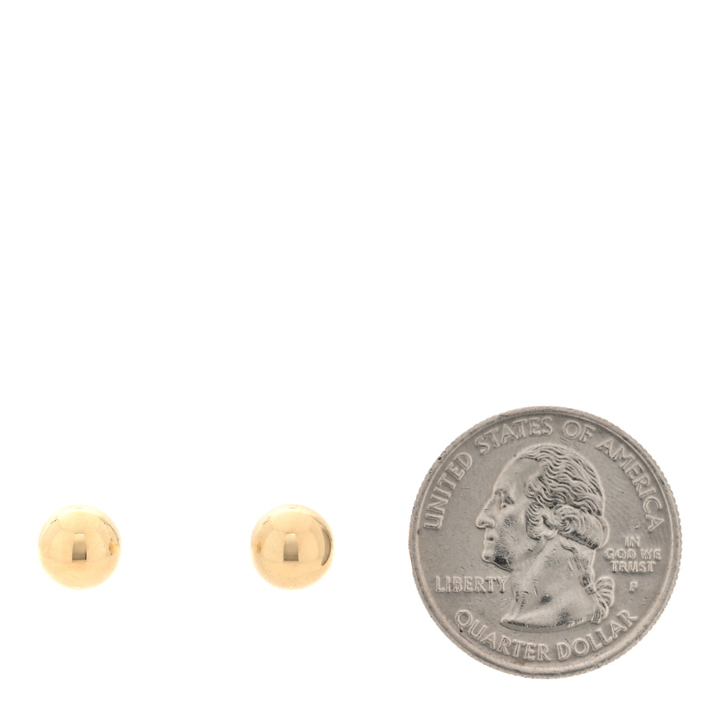 18K Yellow Gold 5.5mm HardWear Ball Earrings