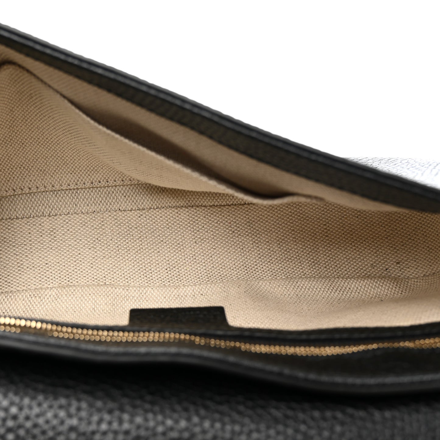 Pebbled Calfskin Medium Soho Flap Crossbody Black