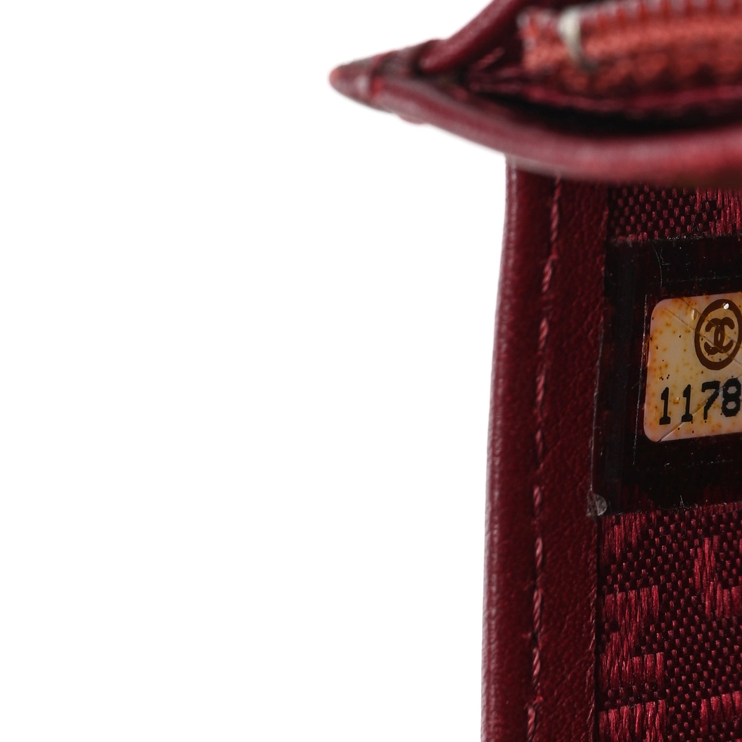 Grained Patent CC Yen Wallet Burgundy