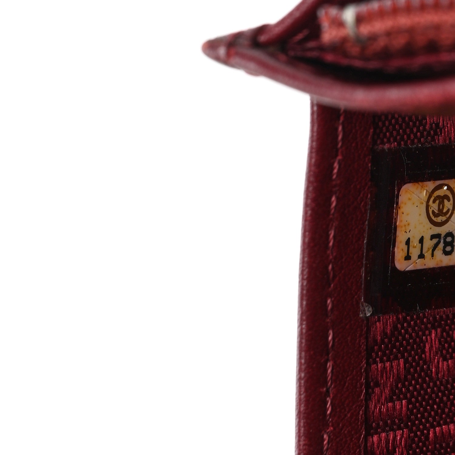 Chanel Grained Patent CC Yen Wallet Burgundy 8 of 8